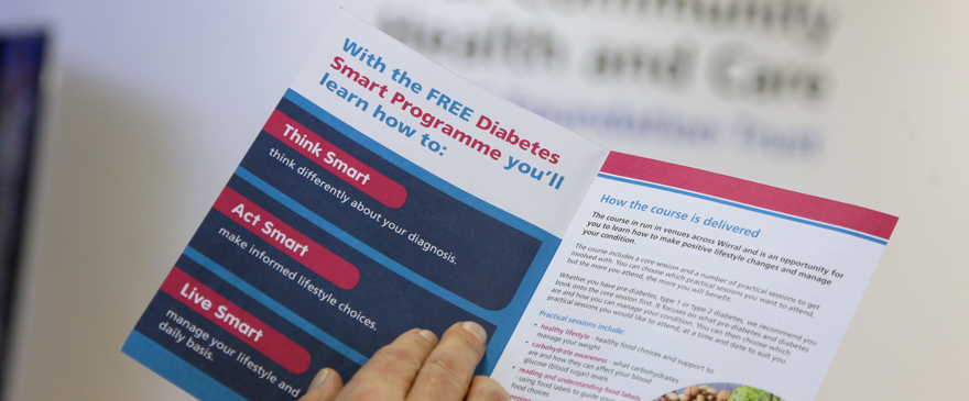 Diabetes Smart course leaflet.