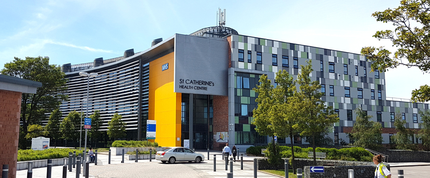 St Catherine's Health Centre exterior 