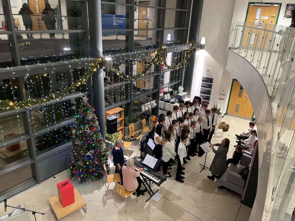 Calday Grange Grammar School Choir singing