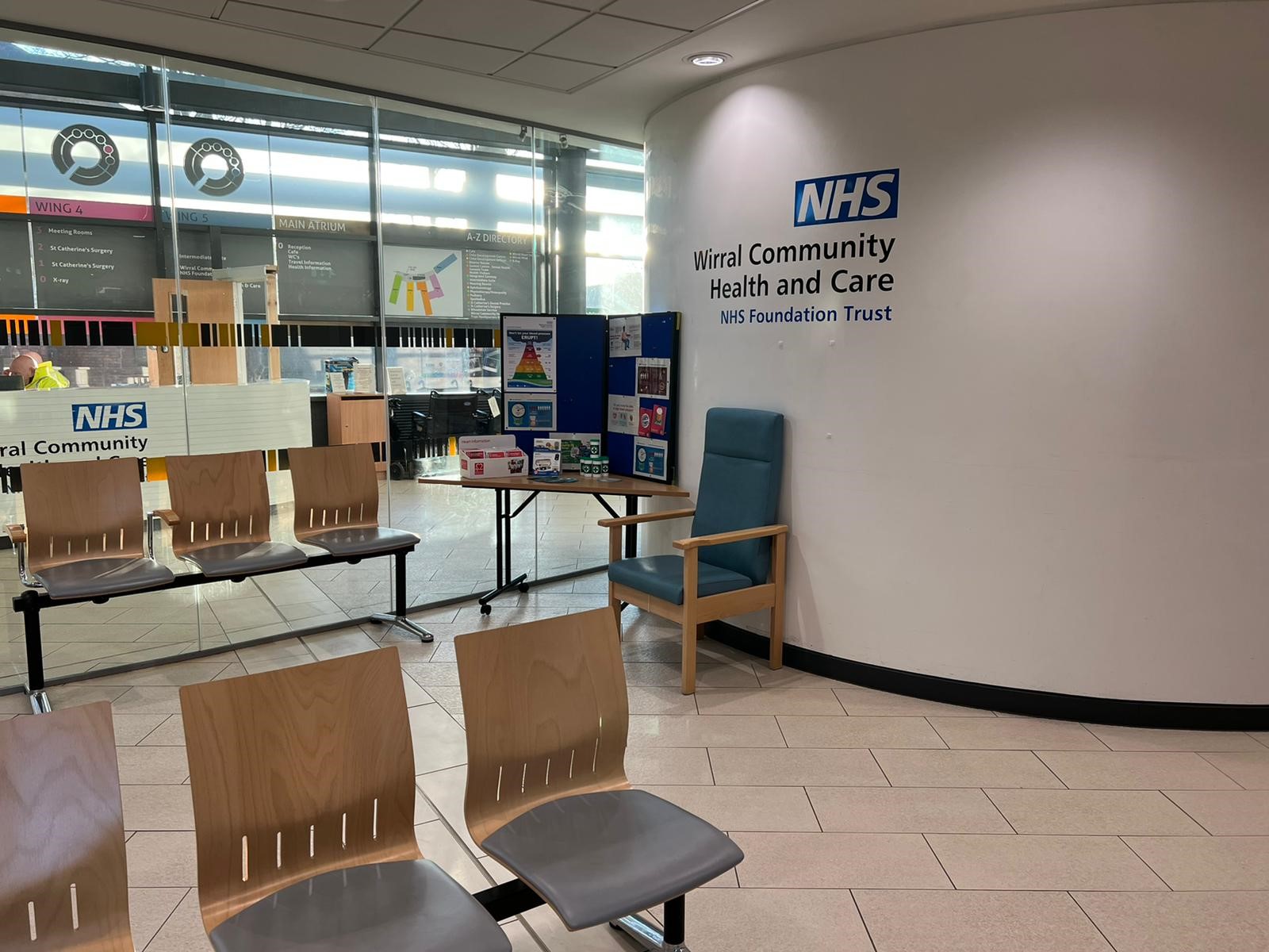 Community Cardiology waiting area