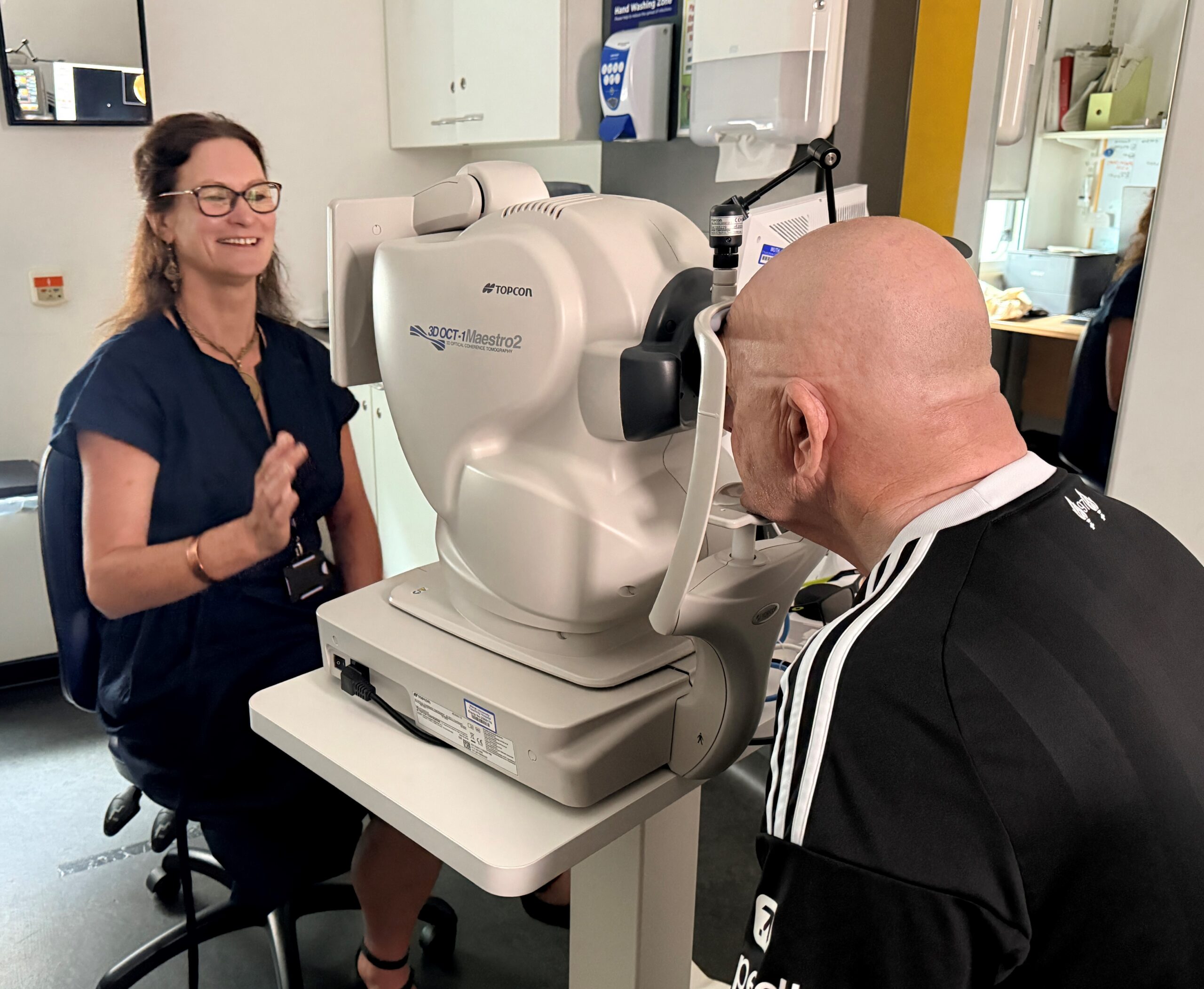 Photograph of Kirsty Jackson, Optometrist with Albert Armour