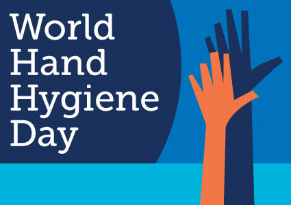 World Hand Hygiene Day graphic of hands