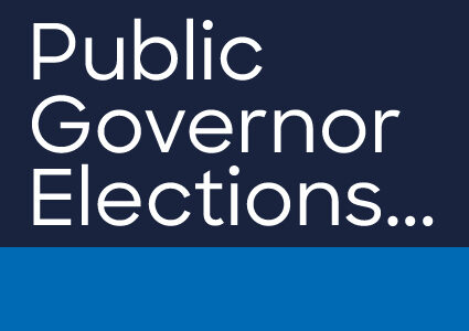 Text reads: Public Governor Elections