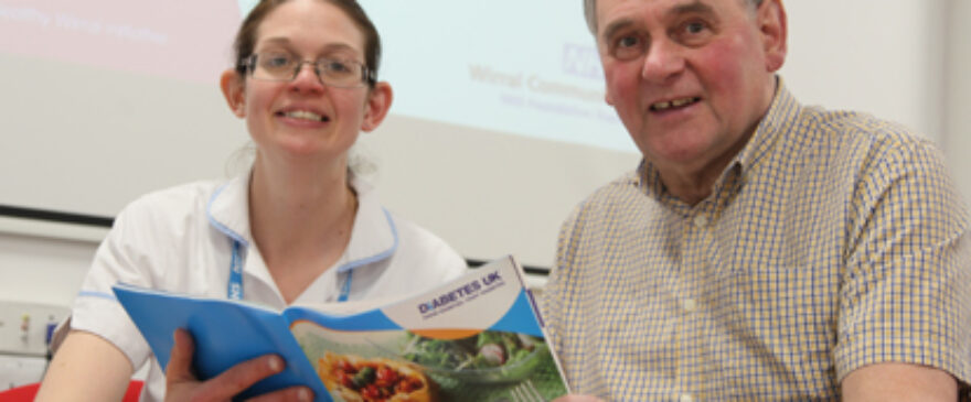 Dietician helping patient