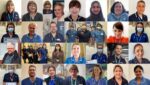 Collage of lots of clinical front line staff from different services